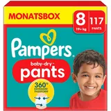 Pampers Windeln pants Größe Gr.8 (19+ kg) für Kids und Teens (4-12 Jahre), 117 St.