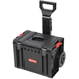 QBRICK System PRO Cart 2.0 mobile Box auf Rädern stapelbar 450 x 390 x 690 mm 28 l mit Teleskopgriff