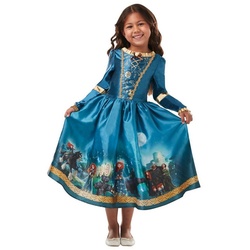 Rubie ́s Kostüm Disney Prinzessin Merida Dream Kinderkostüm, Traumhaftes Prinzessinnenkleid mit Szenen aus dem Disney-Spielfilm blau 116