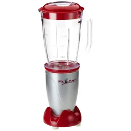 GOURMETmaxx Mr. Magic Standmixer silber/rot 18-tlg.
