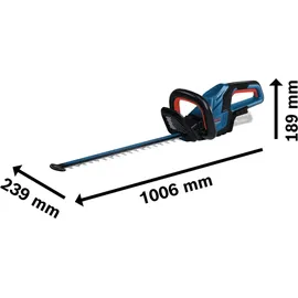 Bosch GHE 18V-50 Professional Akku Heckenschere 18 V 50 cm Brushless + 2x ProCORE Akku 4,0 Ah + Ladegerät