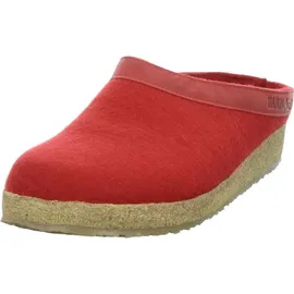 Haflinger Grizzly Torben Damen Pantoffeln, Rubin