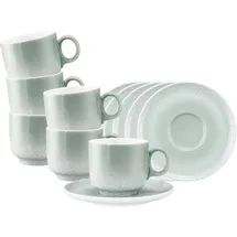 SELTMANN WEIDEN Cappuccinotasse mit Untertasse 0,3 l Mint 6 St.
