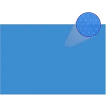 vidaXL Rechteckige Poolabdeckung blau 600x400 cm