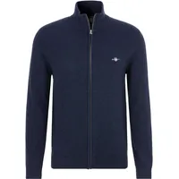 GANT Herren, Strickjacke Wolle, - EXTRAFINE LAMBSWOOL ZIP CARDIGAN,