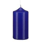 Kopschitz Kerzen 6 Spitzkopf Stumpen Kerzen Royalblau 120 x Ø 70 mm, Kerzen in Cellophan, KOPSCHITZ Qualitätskerzen in RAL Qualität Germany, Kerzen, Anlass, Advent, Weihnachten, Festtag, Festtagskerzen