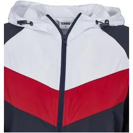 URBAN CLASSICS 3-tone Parka Navy / White / Red S