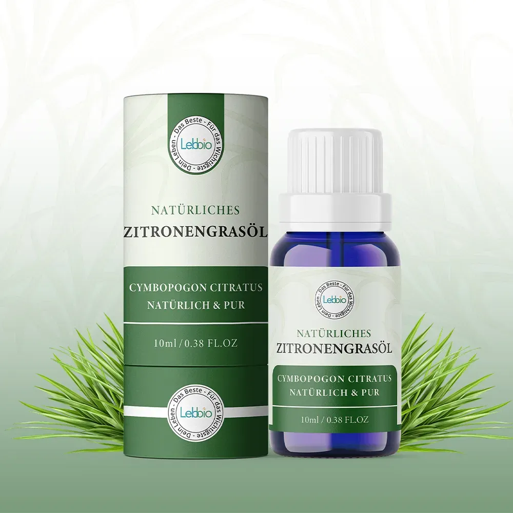 Lebbio – Zitronengrasöl – 100% Pur und natürlich - 10ml