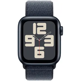 Apple Watch SE 2024 GPS 40 mm Aluminiumgehäuse Mitternacht, Sportarmband Mitternacht S/M