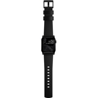 Nomad Modern Strap (44 mm, Horween Leder), Uhrenarmband, schwarz