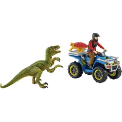 Schleich Dinosaurs         41466 Flucht auf Quad vor Velociraptor