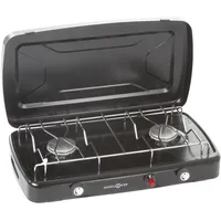 Brunner Campingkocher Deckel 2-flammig Kochfeld 50mBar 2x1,2KW