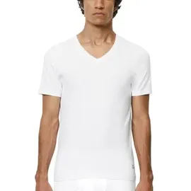 Marc O'Polo Marc O Polo Men V-Neck Shirts 2P Weiß Baumwolle Medium Herren