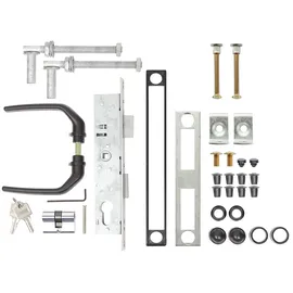 GAH Alberts Alberts Zubehör-Set für Wellengitter-Tore bis 1500 mm Höhe, feuerverzinkt