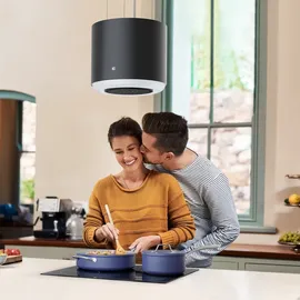 Ciarra VM4838B Inselhaube 45 cm Schwarz