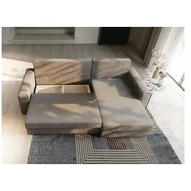 masseno Eckcouch Polyester 2-Sitzer Grün