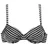 s.Oliver Bügel-Bikini-Top Damen Schwarz/Weiß 36 Cup D