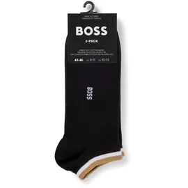 Boss 2p Uni stripe Cc ANKLE_SOCKS, Black1, 39-42 EU