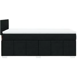 vidaXL Boxspringbett 90 x 190 cm Schwarz