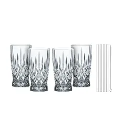 Nachtmann Latte Macchiato-Glas 4er Set Noblesse , transparent/klar , Glas