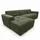 ax living Eckcouch Polyester 310 cm L Grün