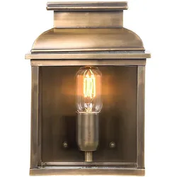 Old Bailey Outdoor Wandleuchte messing antik Elstead Lighting OLD-BAILEY-BR