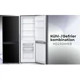 PKM KG230KHEB schwarz Kühlgefrierkombination 173L Kühlschrank LED