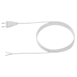BACHMANN Zuleitung 2x0,75 3m schwarz, H03VVH2-F Eurostecker einzelnverpackt
