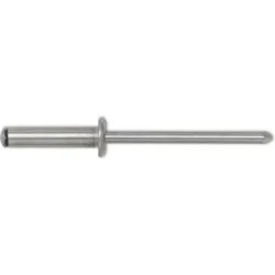 Spreizniet Flachrundkopf - Aluminium/Stahl - 4,8x20 mm