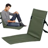 Klappbarer Strandstuhl Für Den Außenbereich – Kompakte Strandstühle Mit Rückenlehne Für Pool, Liegestühle Für Strand, Camping, Grillen, Wandern, Picknick