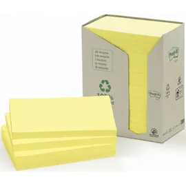 Post-it Haftnotiz Recycling Notes 655-1T 127x76mm ge 16St