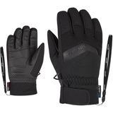 Ziener Labino As(r) Glove Junior Ski handschuhe Wintersport Wasserdicht Atmungsaktiv, Black, 7.5 EU