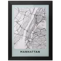 Atmosphera Créateur d'intérieur Atmosphera | Gerahmtes Poster Manhattan Créateur d'intérieur
