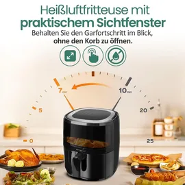 EMERIO Heißluft-Fritteuse AF-129329.3 schwarz