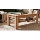 Couchtisch Tabea Kernbuche Tisch Teilmassiv geölt 110 x 65 cm Wohnzimmertisch