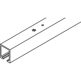 HAWA Laufschiene Aluminium, eloxiert, gelocht,