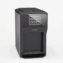 Klarstein ArcticBlend 3in1 Eiswürfelmaschine – 20 kg/24 h, Kugeleis & Crushed Ice, Wasserspender, 6-Liter-Wassertank, Edelstahl, Eiswürfelberei... | Schwarz