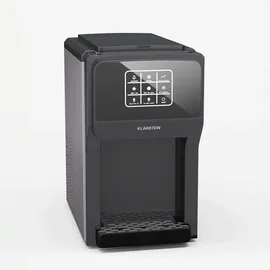Klarstein ArcticBlend 3in1 Eiswürfelmaschine – 20 kg/24 h, Kugeleis & Crushed Ice, Wasserspender, 6-Liter-Wassertank, Edelstahl, Eiswürfelberei... | Schwarz