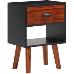 vidaXL Nachttisch Akazienholz Massiv 40x30x57 cm