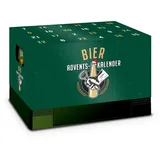 itenga Adventskalender für Bierkasten klassisch grün 2023