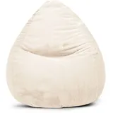Sitting Point Sitzsack Beanbag Softy XXL Stoff Beige Natur