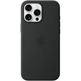 Apple Silikon Case mit MagSafe für iPhone 16 Pro Max schwarz