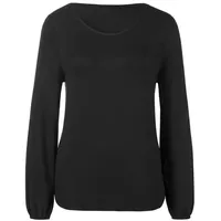 LASCANA Langarmshirt Damen schwarz Gr.32/34