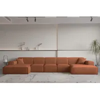 Fun Möbel Wohnlandschaft Celes Premium Xl in Stoff Ascot Bukla