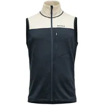 Devold of Norway Explorer Merino Weste - Ink / Raw White - S