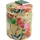 Kare Hocker Flower Fever Polyester 39 x 47 x 39 cm Gelb