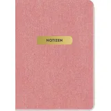 Groh Verlag Notizheft Blumenglück A5 Rosa