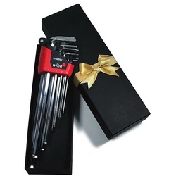 WIHA Stiftschlüsselhalter ErgoStar 9-teilig - in hochwertiger Geschenkbox
