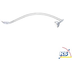Paulmann Galeria Aufschrankleuchte LED ASSISTENT II, mit Bogenhalterung + Schrankschalter, inkl. 2x GU5.3 4W 2700K, Chrom PAUL-99909