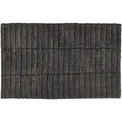 Tiles Badezimmer-Teppich anthrazitfarbig